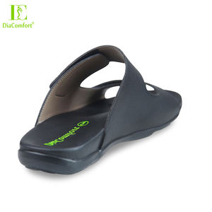 Spring Summer Designer Black Microfiber Upper Adjustable Orthopedic Sandals <strong>Slippers</strong> <strong>Man's</strong> <strong>Diabetics</strong> Shoes <strong>for</strong> Diabetes - Product Image 6