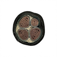 ZBN-YJV22 3X240 + 1X120 Bande en acier résistant au feu Câble isolé XLPE à noyau de cuivre