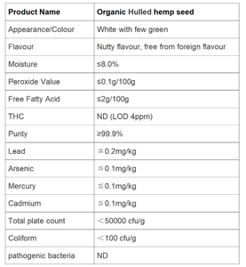 कार्बनिक हुलल्ड हेम्प बीज 500 जी/बैग निजी लेबल - Product Image 5