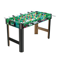 Table de football de 45 pouces en MDF E1, en promotion directe usine, avec 8 tiges en acier inoxydable, idéale pour salle de jeux