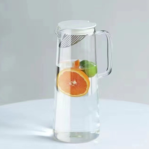 Pichet en verre 2025 avec couvercle <span class=keywords><strong>Carafe</strong></span> <span class=keywords><strong>à</strong></span> eau en verre résistant <span class=keywords><strong>à</strong></span> la chaleur avec poignée <span class=keywords><strong>pour</strong></span> boissons chaudes/froides-<span class=keywords><strong>Infusion</strong></span> <span class=keywords><strong>à</strong></span> <span class=keywords><strong>froid</strong></span>, jus de fruits - Product Image 6
