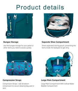 Custom Large Heavy-Duty Molle Hunting Tactical Bag for Mountain Camping Waterproof Hiking Travel Survival <b>Backpacks</b> - Product Image 2