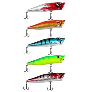 90mm 12,7G Topwater Prop Bass señuelo pesca Wobblers cola giratoria <span class=keywords><strong>Whopper</strong></span> <span class=keywords><strong>Plopper</strong></span> 12,7G agua salada dura mar Bass Popper señuelo - Product Image 5