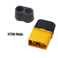 Konektor Adaptor Amass XT60H Male Female 2Pin Berlapis Emas untuk Koneksi Baterai Lithium Model Drone FPV RC