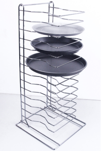 Estantes de Acero Inoxidable para Bandejas de Pizza y Cajas de Masa, de 8/14 Ranuras, para Montaje en Pared, para Uso Comercial en Restaurantes - Product Image 6