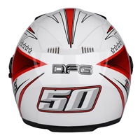Casque demi-face coloré avec double visière, coque en PP/plastique, pour moto/motocyclette, taille GUA, garantie d'un an