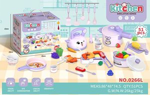 ชุดของเล่นทำอาหารจริงขนาดเล็กสำหรับเด็กผู้หญิงชุดของเล่นในบ้านเกมครัวพลาสติกแบบ DIY - Product Image 5