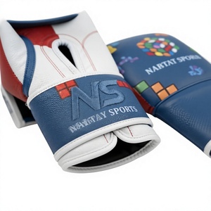 Guantes de Boxeo de Cuero con Cordones y Diseño de Cubo de Rubik, Antideslizantes, para Adultos, Unisex, Personalizables, para Entrenamiento de Artes Marciales - Product Image 3