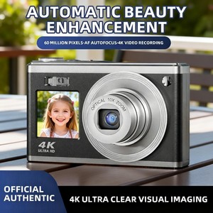 4K 50MP 10X Optical Zoom <strong>Camera</strong> with Full <strong>HD</strong> Video Recorder Selfie Dual Screens WiFi for Vlogging Sports Traveling Home Videos - Product Image 4