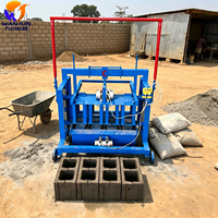 Machine à fabriquer des blocs électriques Wanjun 2-45B, moules à briques personnalisables de différentes tailles, garantie d'un an, qualité fiable