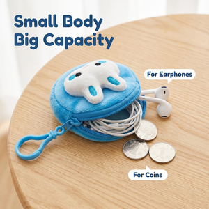 Porte-monnaie <span class=keywords><strong>en</strong></span> peluche animaux mignons Kawaii, mini portefeuille rond, porte-clés, petite pochette rembourrée, breloque pour enfants, cadeau pour étudiants, vente <span class=keywords><strong>en</strong></span> gros - Product Image 2