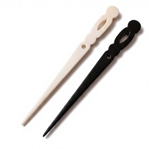 Juego de Agujas de Cuerno Naturales Hechas a Mano, Ecológicas, para Coser, Tejer, Punto de Cruz, Personalizables, Coleccionables, Artesanía Animal - Product Image 1