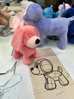 Jouet en peluche personnalisé chien chiot mignon, chien de chasse à longues oreilles en peluche douce, vente en gros, usine OEM, mascotte pour enfants, cadeau promotionnel