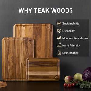 <span class=keywords><strong>Set</strong></span> di Tre <span class=keywords><strong>Taglieri</strong></span> in Legno Stile Moderno, <span class=keywords><strong>Set</strong></span> di <span class=keywords><strong>Taglieri</strong></span> in Teak per la Casa - Product Image 3