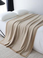 Couverture de luxe tricotée épaisse en polyester 100% à motif de chevrons de style moderne de couleur unie super douce et chaude pour lit ou canapé