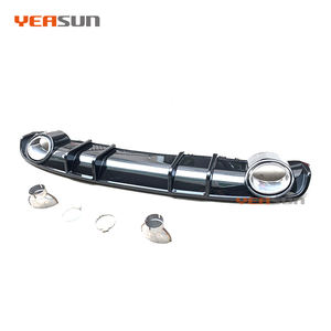 Diffuseur arrière de style RS4 de haute qualité avec tuyaux d'échappement pour <span class=keywords><strong>Audi</strong></span> B9 <span class=keywords><strong>A4</strong></span> 2016 2017 2018 <span class=keywords><strong>2019</strong></span> <span class=keywords><strong>sline</strong></span> - Product Image 2