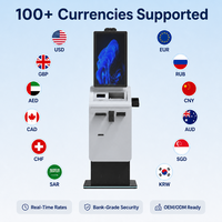 Quiosco de Cambio de Divisas de Autoservicio, Cumple con AML y KYC, Más de 100 Monedas, Escáner de Pasaportes, Tipo de Cambio en Tiempo Real, Integración SDK, CE FCC