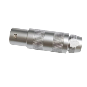 Compatible avec la série <span class=keywords><strong>LE</strong></span> MO S ERA.3S. Connecteur métallique rond 314 avec noyau en caoutchouc en forme de demi-lune et plaqué or - Product Image 3