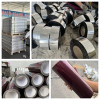 Bande d'étanchéité auto-adhésive en butyl pour film d'aluminium, membrane d'étanchéité, bande de sous-couche, ruban d'étanchéité imperméable en rouleau pour extérieur