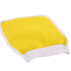 Bath <b>Gloves</b> Bamboo Fiber Double Sided Exfoliating For Back Scrubbing And Body Cleansing Mixed Colors - Product Image 5