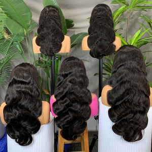 Peluca de Cabello Humano con Frente de Encaje 13x4, Densidad 300%, Encaje HD, Ondas Suaves, de 18 a 28 Pulgadas, para Mujer - Product Image 2