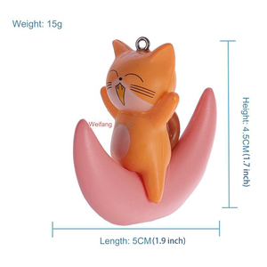 <span class=keywords><strong>Fish</strong></span> Tank Decoração Paisagem Ornamento Lua Animal <span class=keywords><strong>Fish</strong></span> Tank Flutuante Pingente Little Bear Little Dog Blue Fatty Diver - Product Image 2