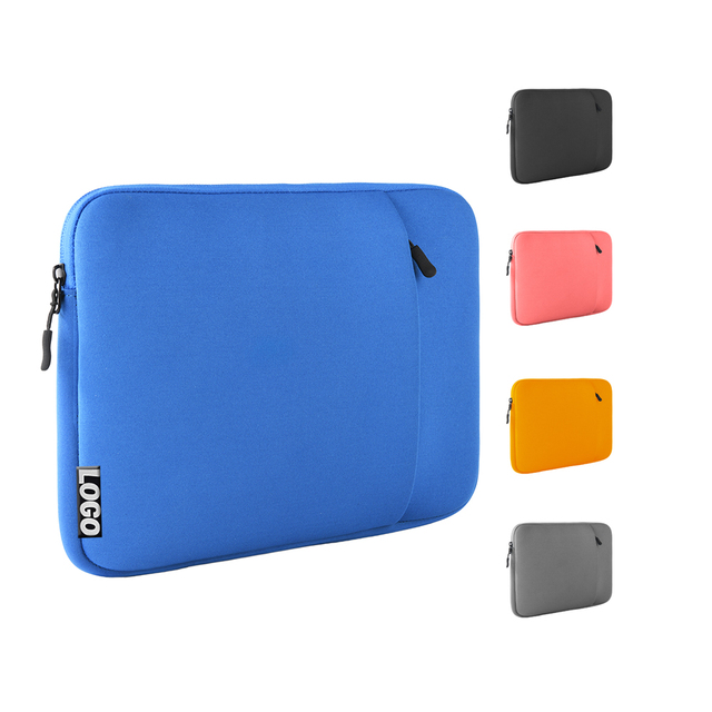 Custom Durable Neoprene Laptop Sleeve Case Waterproof Portable Handbag Shockproof Protection for 11-15.6 Inch Laptops Tablets