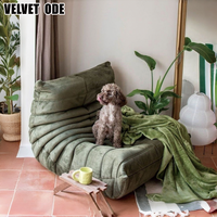 Canapé Caterpillar style crème moderne, commande minimale, commande par lot, canapé modulable, fauteuil de relaxation pour chambre et salon