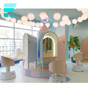 Diseño elegante para salón de peluquería de niños, equipo de peluquería para niños, muebles de barbería, personalización - Product Image 1