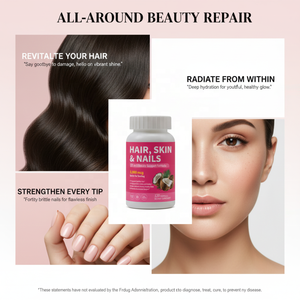 Cápsulas de Gel Suave con Fórmula de Apoyo a la Belleza 22 en 1, Biotina con Colágeno y Queratina para un Crecimiento Rápido del Cabello, una Piel Radiante y Uñas Fuertes - Product Image 3