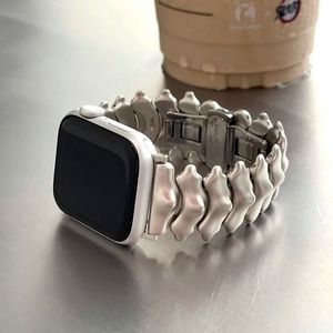 BEEFLYPOWER - Correa de Metal Ondulada con Diseño de Mariposa para Reloj Apple/<span class=keywords><strong>Mi</strong></span>/Redmi, Correa de Alta Gama para Hombre - Product Image 5