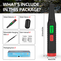 Nouvel arrivage Détecteur de métaux portable Détection de haute précision pour la chasse au trésor avec détection du cuivre, de l'argent et de l'or
