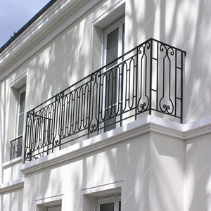 Balustre carré massif de style classique de haute qualité, noir, pour balcon, décoration intérieure, balustre d'<span class=keywords><strong>escalier</strong></span> en fer forgé pour <span class=keywords><strong>escalier</strong></span> - Product Image 6