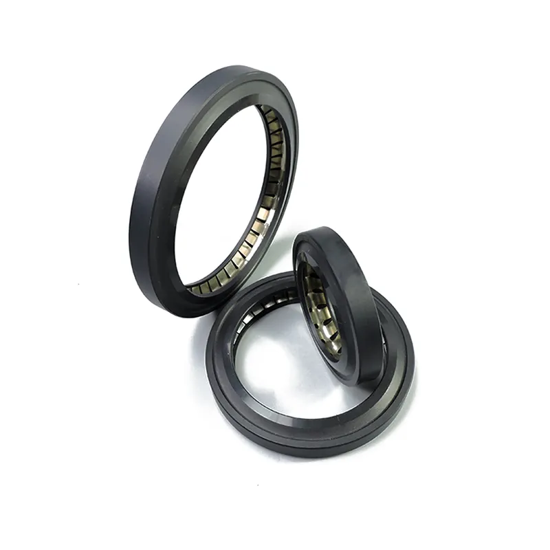 single layer or double spring Spring storage seal with PTFE filled carbon fiber