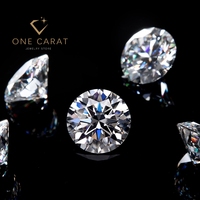 Pierres synthétiques de qualité supérieure Moissanite D couleur ronde Moissanite en vrac de différentes tailles de 0,5 ct à 5ct avec certificat GRA