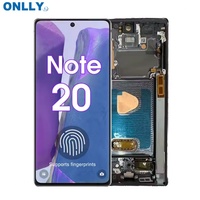 Pantalla de Repuesto para Samsung Galaxy Note 20 5G, Super Original AMOLED Táctil LCD con Marco, 1 Año de Garantía - Teléfono Móvil
