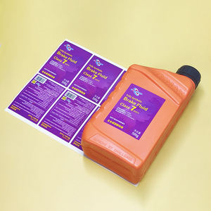 Autocollants en papier synthétique personnalisés, anti-déchirure, impression UV, <span class=keywords><strong>lanel</strong></span> imperméable coloré pour produit d'huile moteur de voiture - Product Image 4