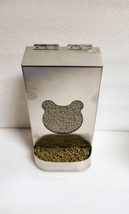 Jh-mech tavşan besleyici <span class=keywords><strong>Metal</strong></span> eller serbest kolaylık endişesiz iş gezileri Pet favori tarzı paslanmaz çelik tavşan besleyici - Product Image 2