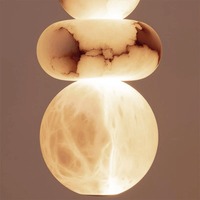 Lustre en acier noir personnalisé avec chaîne, lampe suspendue pour plafond haut, hôtel, villa, multi-lumières
