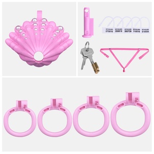 FRRK Panty Chastity for Sissy Male Mini Female Pussy Chastity Device Light Plastic Trainings Cock Cage Adult Sex Toy Wholesale - Product Image 2