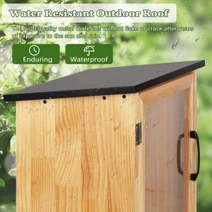 Bibliothèque extérieure, armoire en bois pour le rangement de livres, petite boîte à livres pour les quartiers, les communautés et les écoles partageant des livres - Product Image 3