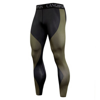 Legging de yoga personnalisé de haute qualité Running Sport Gym Tights Camouflage Training Compression Pants pour hommes
