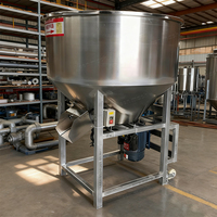 Nouveau mélangeur d'alimentation de volaille en acier inoxydable broyeur de grains Machine moulin d'alimentation animale vente au détail usine de fabrication à usage domestique nouveau moteur