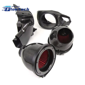 Sistema de Admisión de Aire Frío de Fibra de Carbono Preimpregnada FlowTech para BMW G80 M3 G82 M4 G87 M2 S58 3.0T 2021+ con Filtros de Alto Flujo - Product Image 3