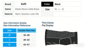 Aofit Calcetines de Compresión para Tobillo y Pie, Soporte para Fascitis Plantar, Alivio del <span class=keywords><strong>Dolor</strong></span> para Mujeres y Hombres - Product Image 6