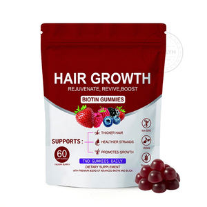 Gomitas <span class=keywords><strong>de</strong></span> Biotina <span class=keywords><strong>de</strong></span> Marca Privada 10000mcg Sabor a Bayas Mixtas <span class=keywords><strong>para</strong></span> Cabello, Piel y Uñas, Suplemento <span class=keywords><strong>de</strong></span> Belleza, OEM Disponible - Product Image 1