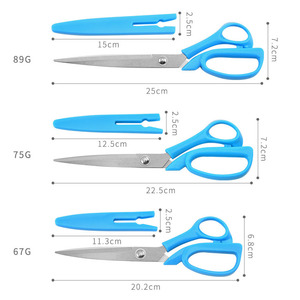 Nhà Máy Giá nhựa xử lý 8 inch kéo thợ may với bìa cho nhà trường văn phòng phẩm Thợ may - Product Image 5