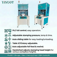 Nouvelle machine de marquage à chaud YiNUOT, construction en aluminium, compatible avec le moulage par injection en ligne, gaufrage de logo personnalisé