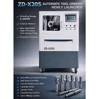 Affûteuse d'outils CNC ZD-X20S avec serrage pneumatique pour l'affûtage de fraises, fraises à bout sphérique, forets hélicoïdaux et outils de chanfreinage