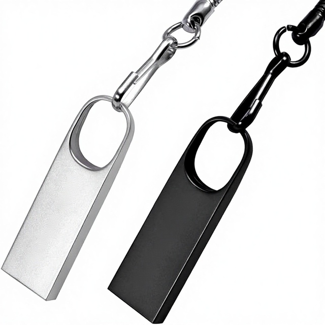 Custom Mini Metal USB 2.0 Flash Drive Bulk Personalized Double-Sided Printing Engraving Logo Text